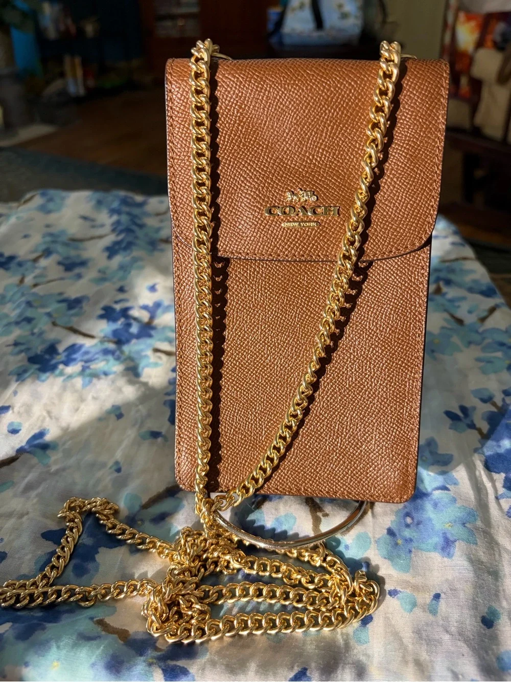 Coach North/South Phone Crossbody Bag